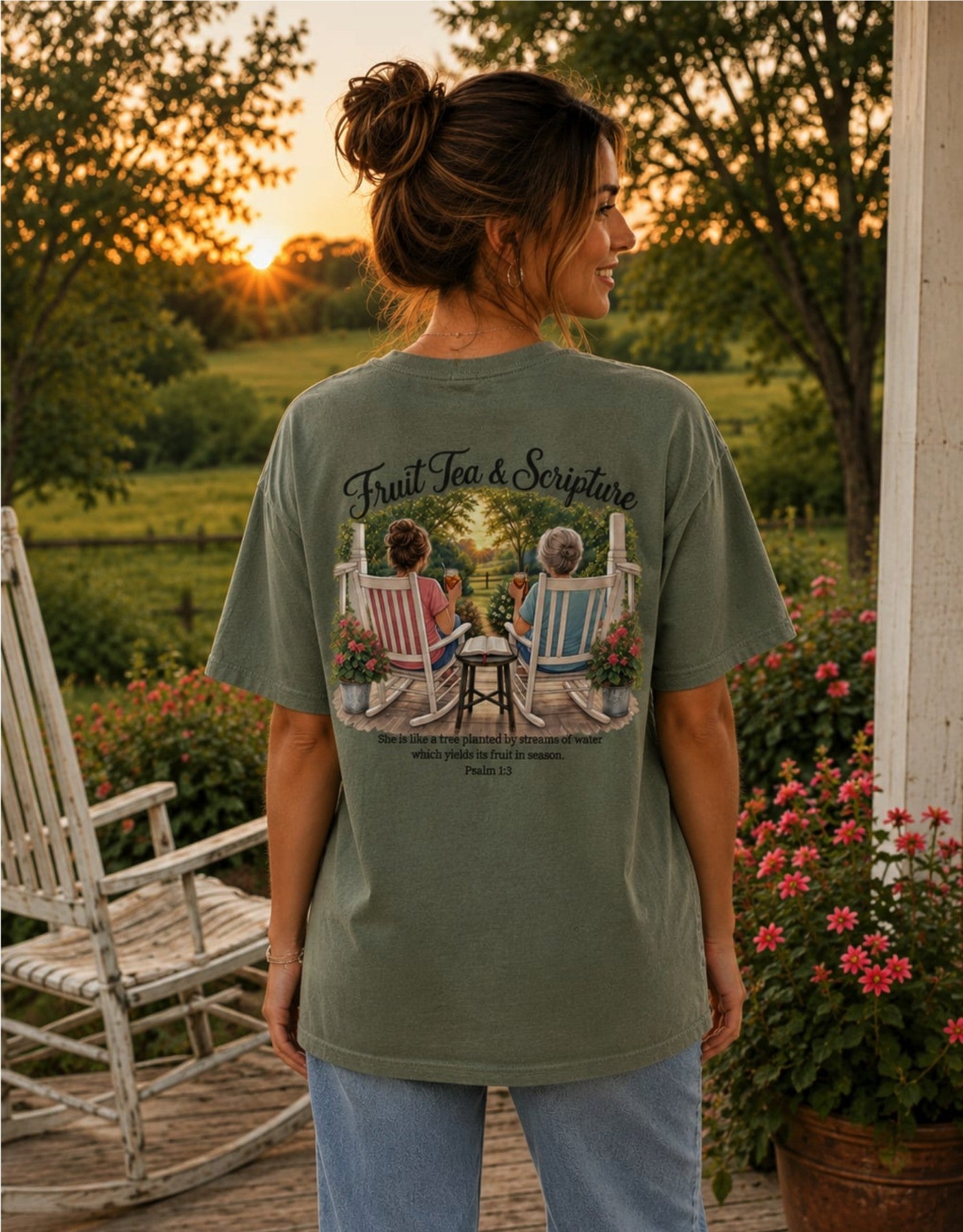 Fruit Tea & Scripture Tee