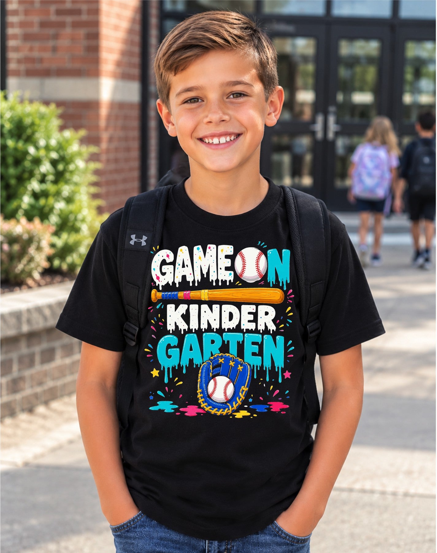 Game On Kindergarten Baseball Tee