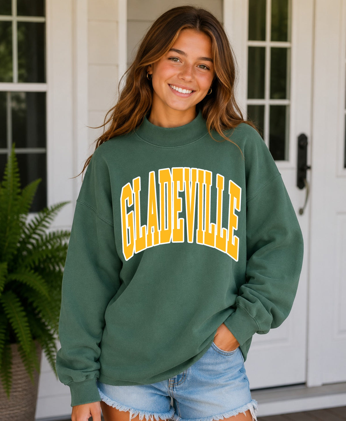 Gladeville Mock Neck Sweatshirt