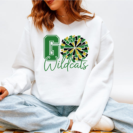 Go Wildcats Cheer Crewneck