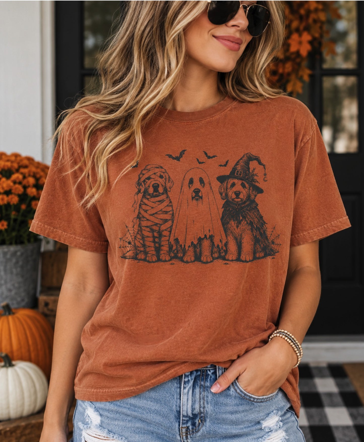 Golden Ghouls Halloween Tee