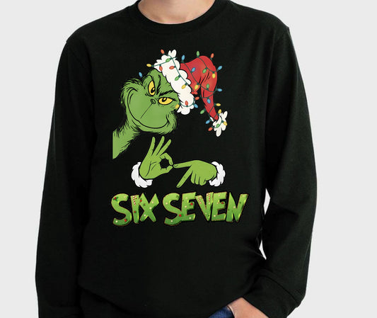 Grinch 6 -7 Long Sleeve Tee