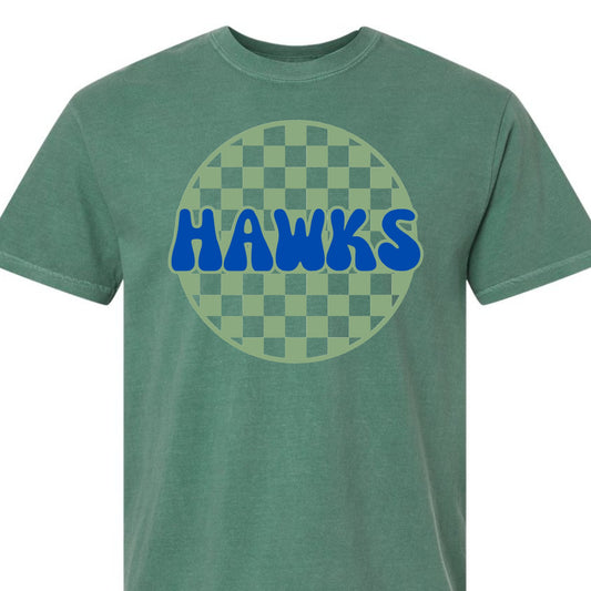 Hawks Retro Checkered Tee