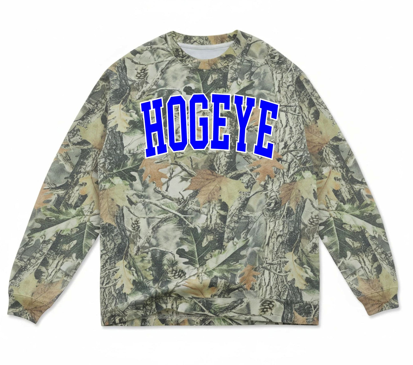 Hogeye Varsity Vintage Wood Camo Long Sleeve Tee