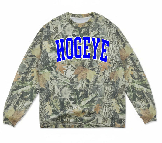 Hogeye Varsity Vintage Wood Camo Long Sleeve Tee