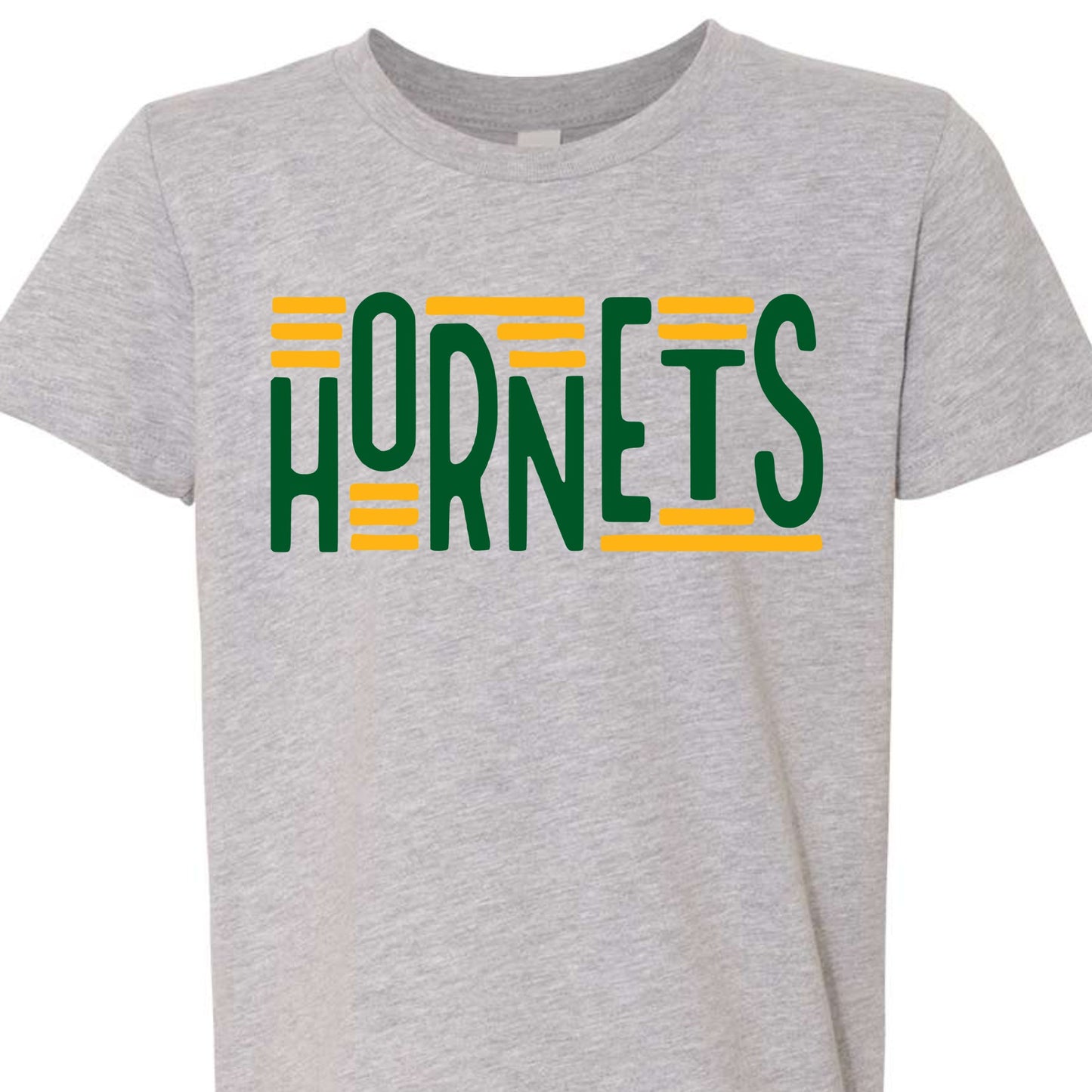 Hornets Staggered Lines Youth Tee