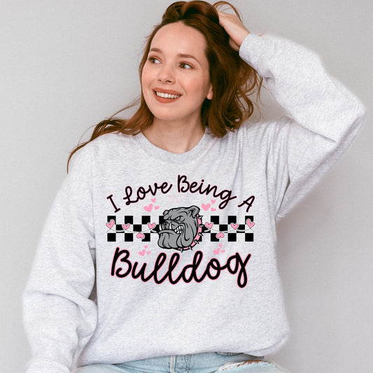 I Love Being a Bulldog Crewneck