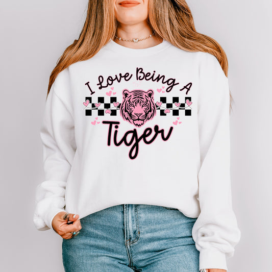 I Love Being a Tiger Crewneck