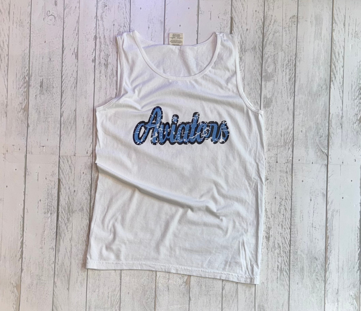 Aviators Distressed Tank