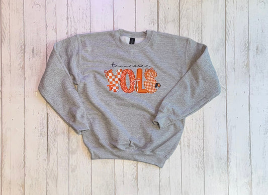 Tennessee Vols Patchwork Sweatshirt