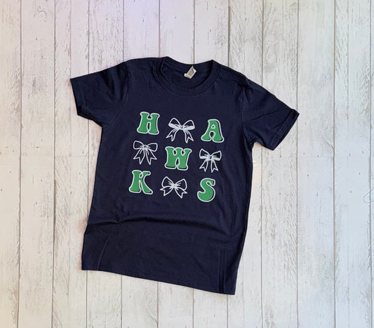 Hawks Bows Tee