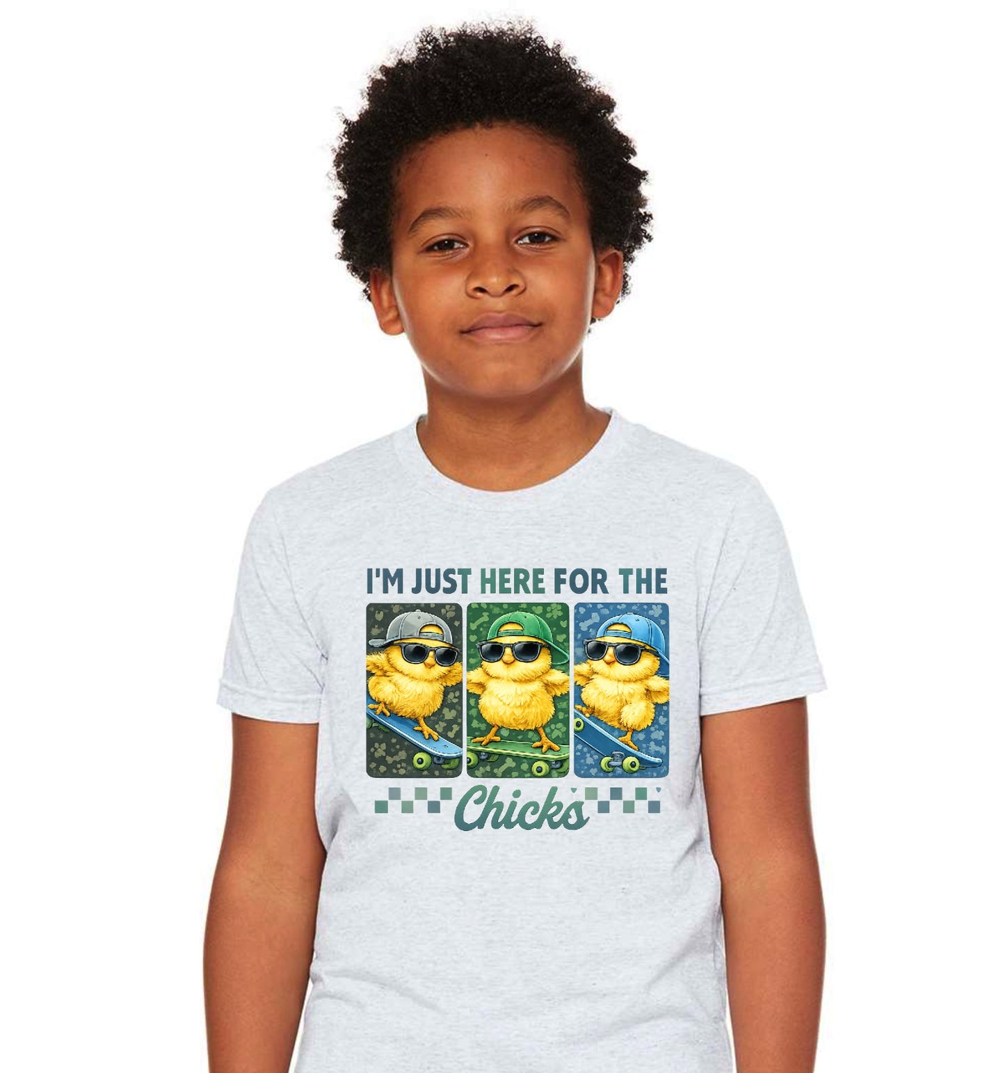 I'm just here for the chicks tee
