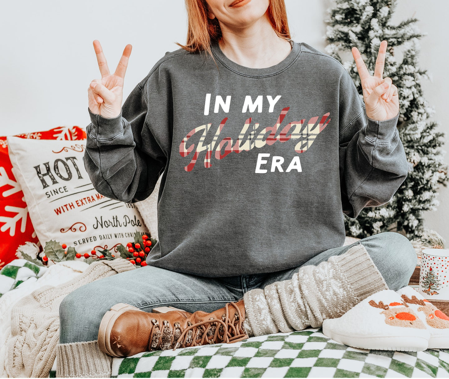 In My Holiday Era Comfort Colors Sweatshirt