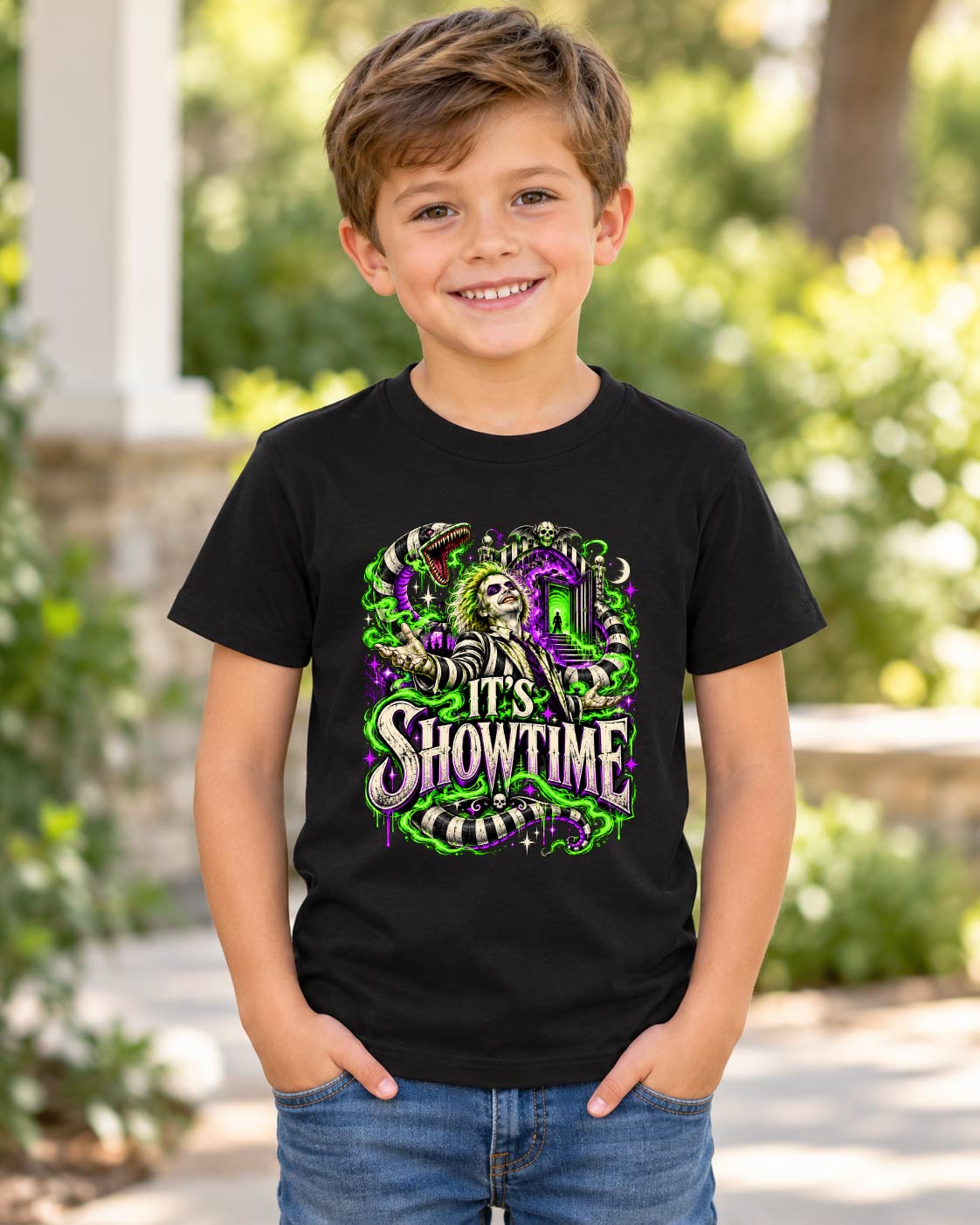 It’s Showtime Beetlejuice-Inspired Tee