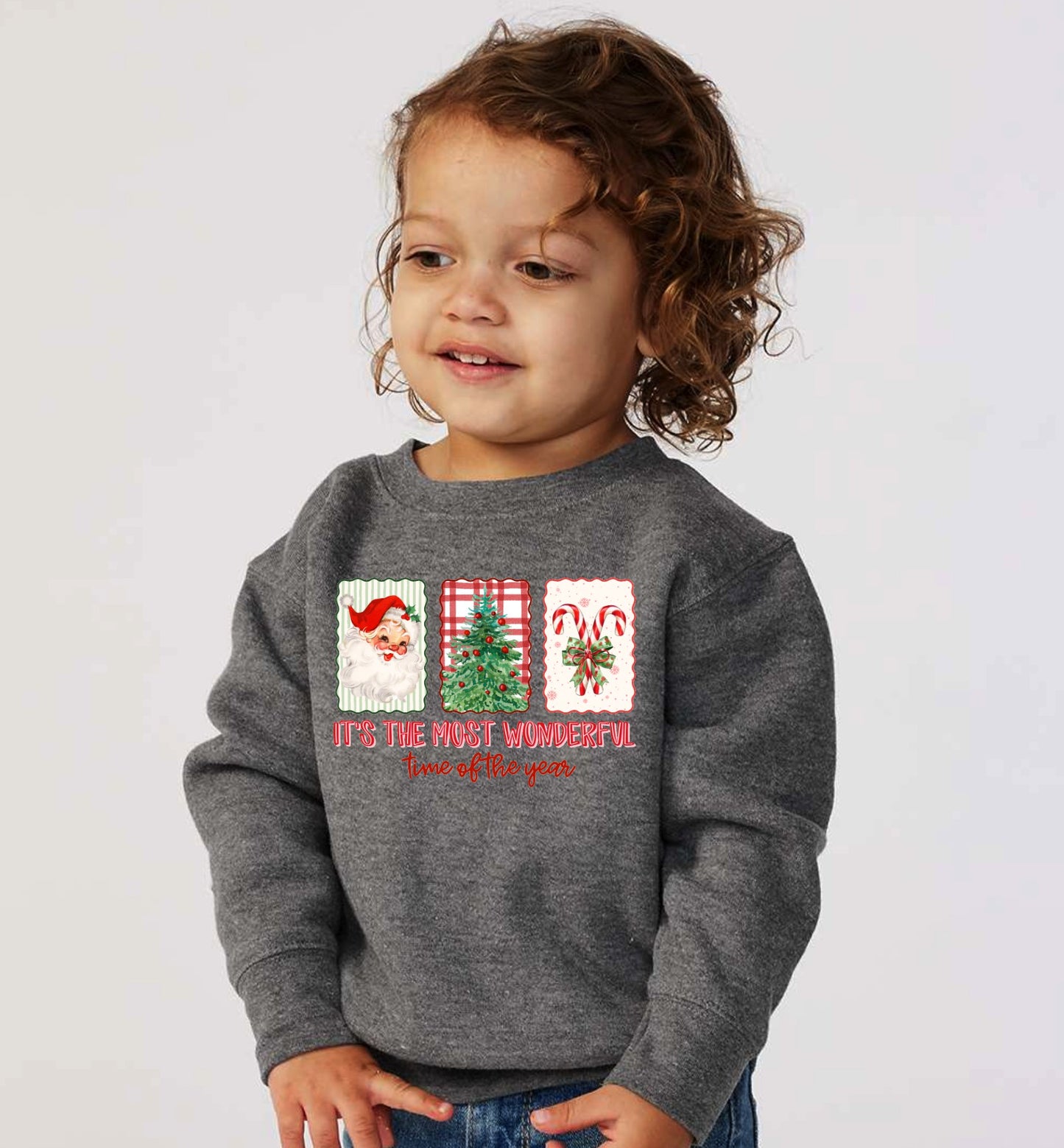It's the Most Wonderful time of the year toddler sweatshirt