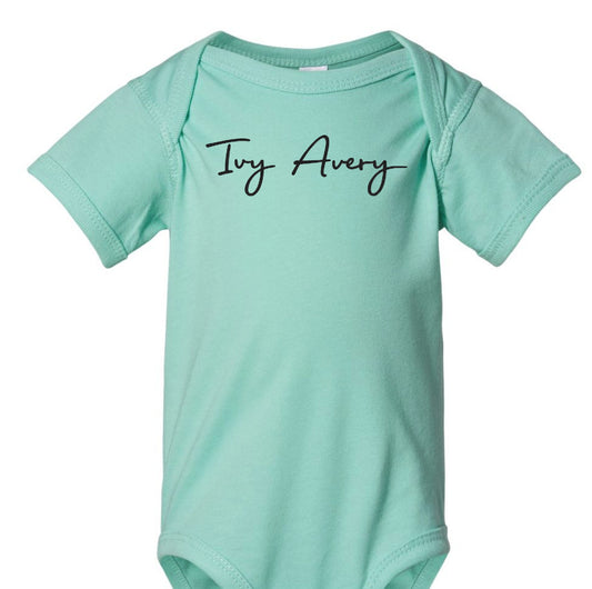 Personalized Taylor Inspired Name Onesie