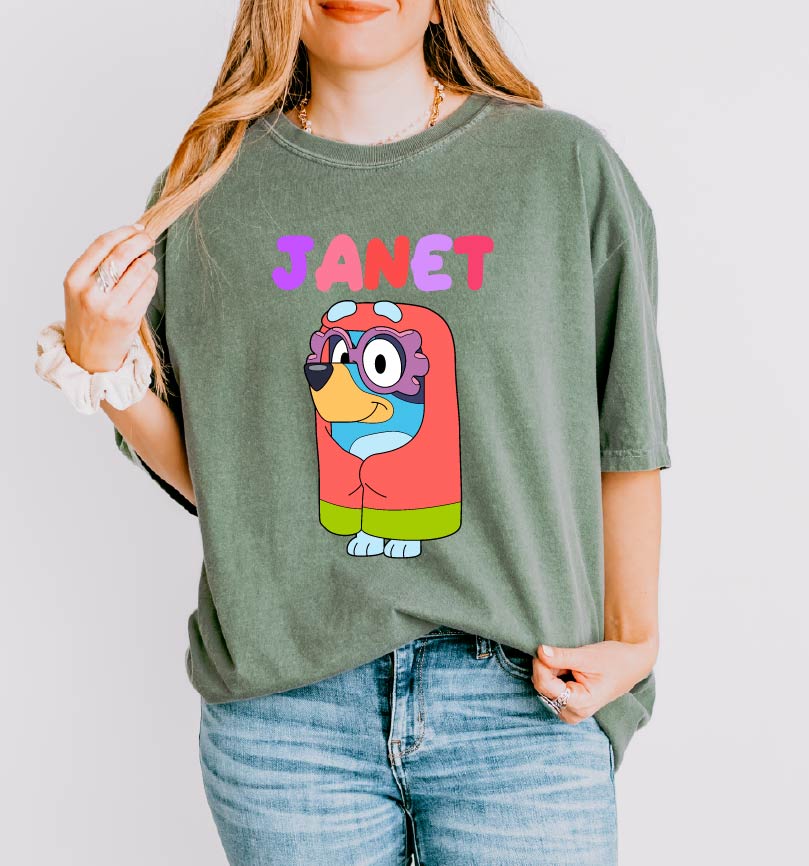 Janet Character Inspired Tee