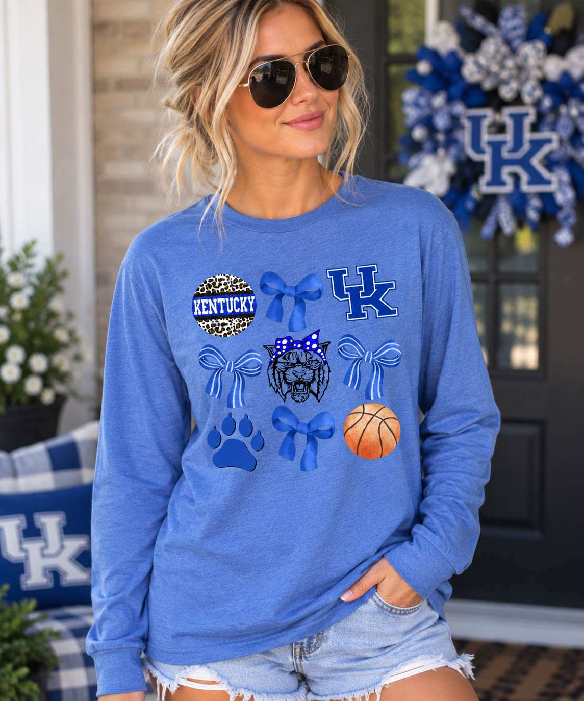 Kentucky Wildcats Basketball Game Day Long Sleeve