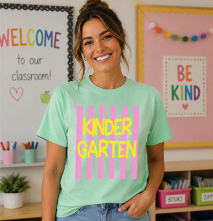 Kindergarten Stripe Tee