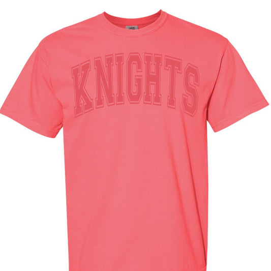 Knights Tone on Tone Watermelon Tee