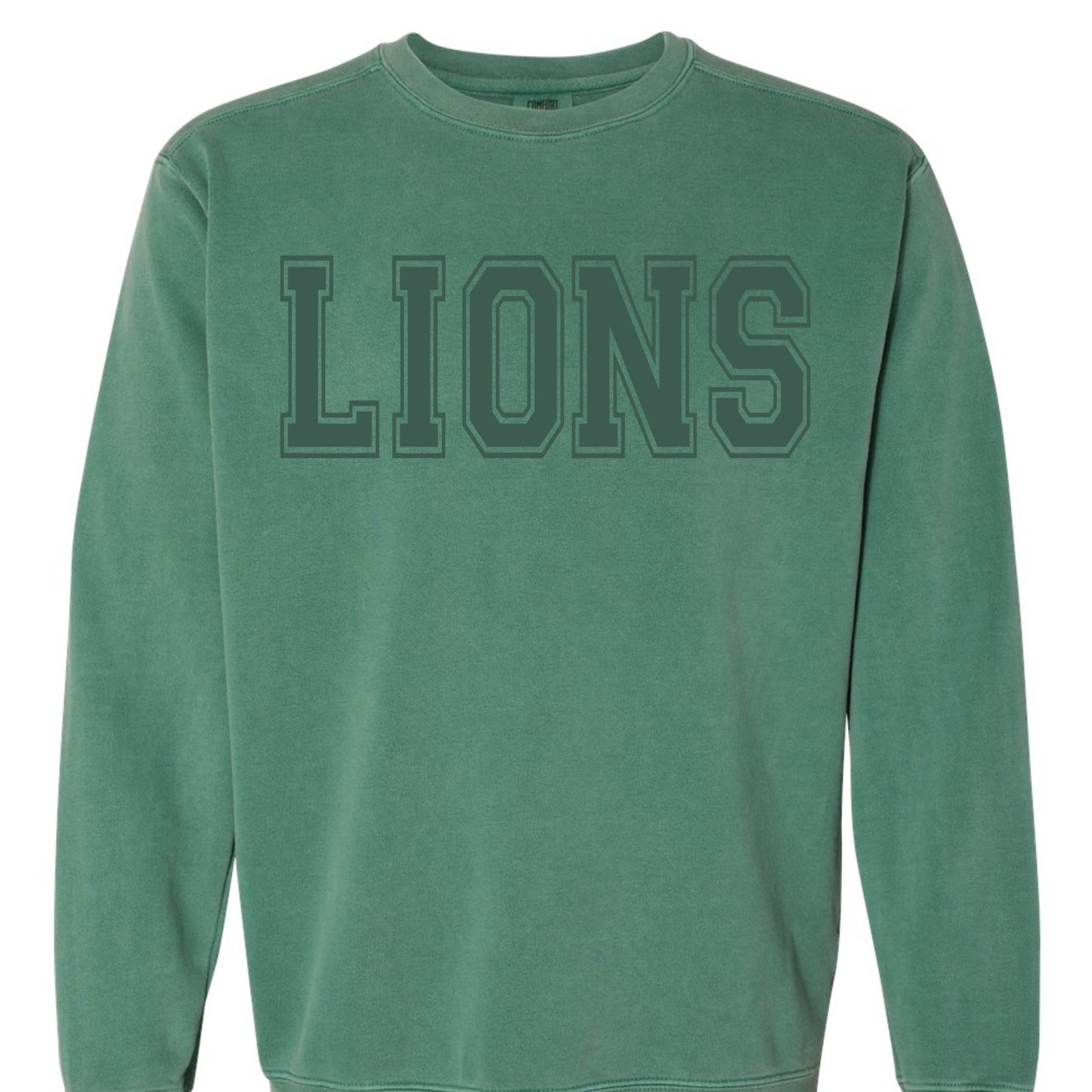 Lions Tone on Tone Comfort Colors Sweatshirt