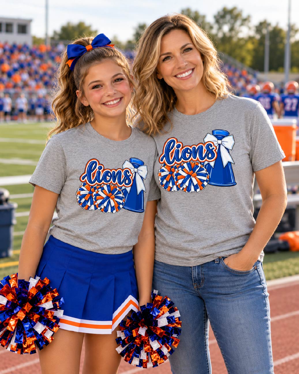 Lions Cheerleader Tee