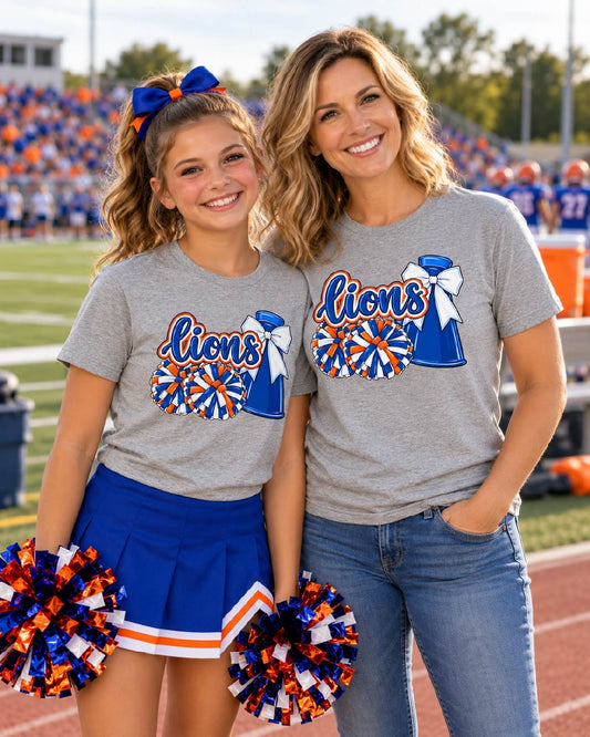 Lions Cheerleader Tee