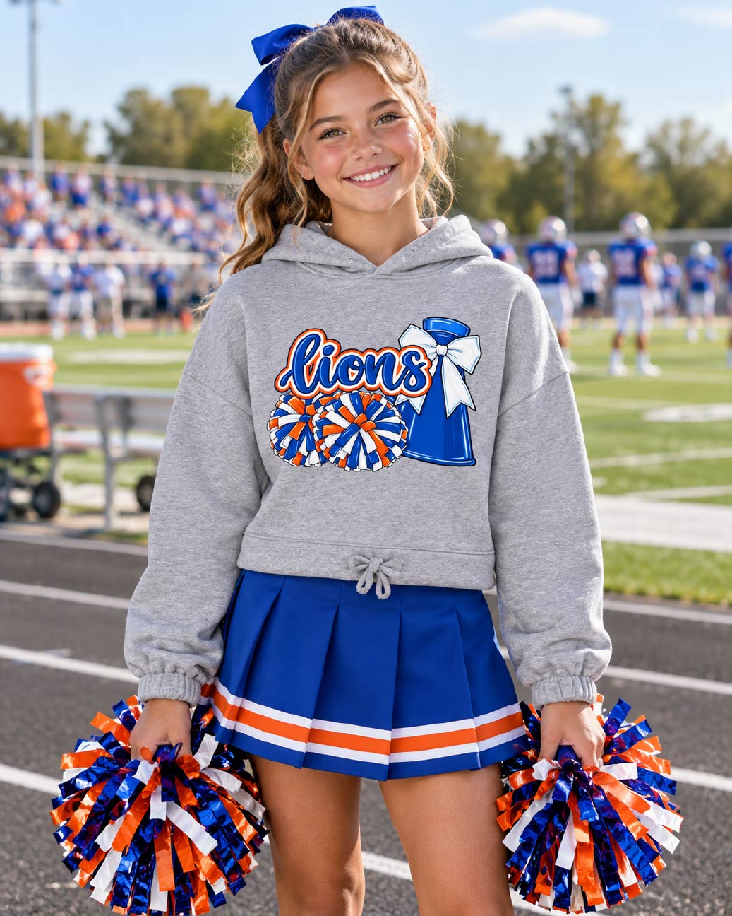 Lions Cheerleader Hoodie