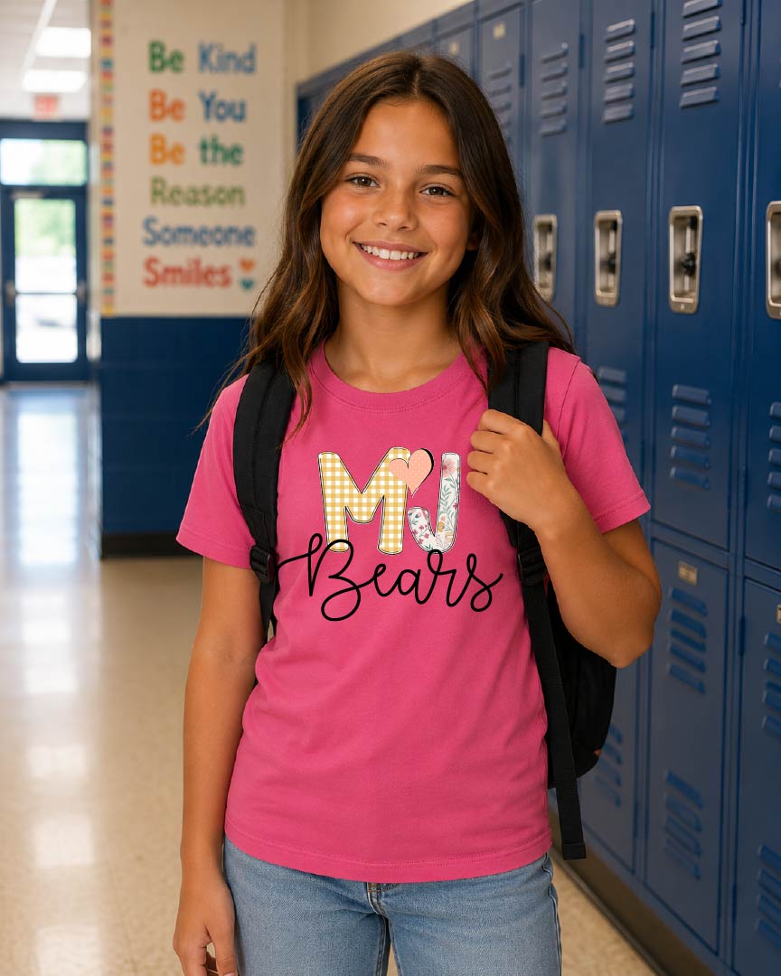 MJ Bears Preppy Boho Tee