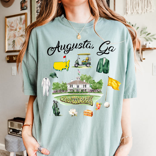 Augusta Collage Tee