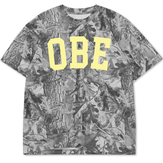OBE Vintage Gray Camo Tee