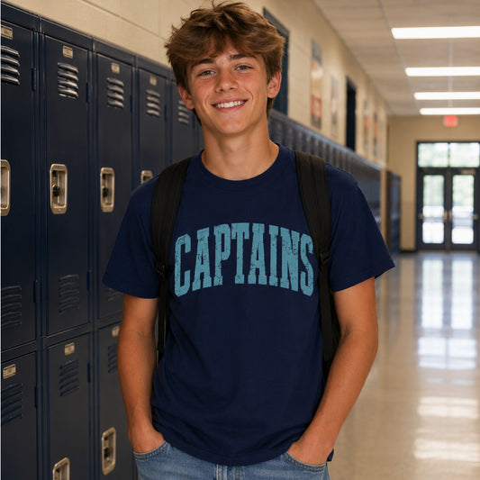 Old School Captains Tee