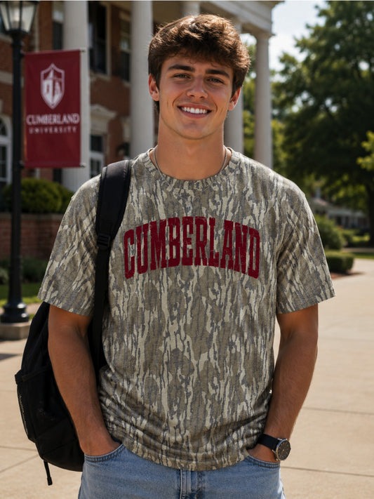 Old School Cumberland Mossy Oak Bottomland Camo Tee