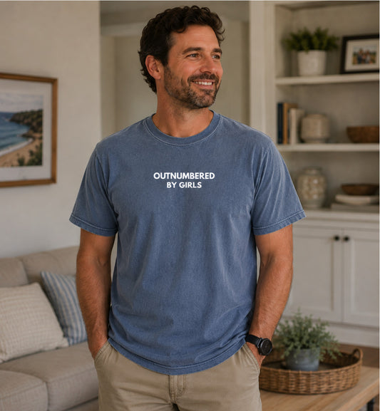 Outnumbered by Girls Tee