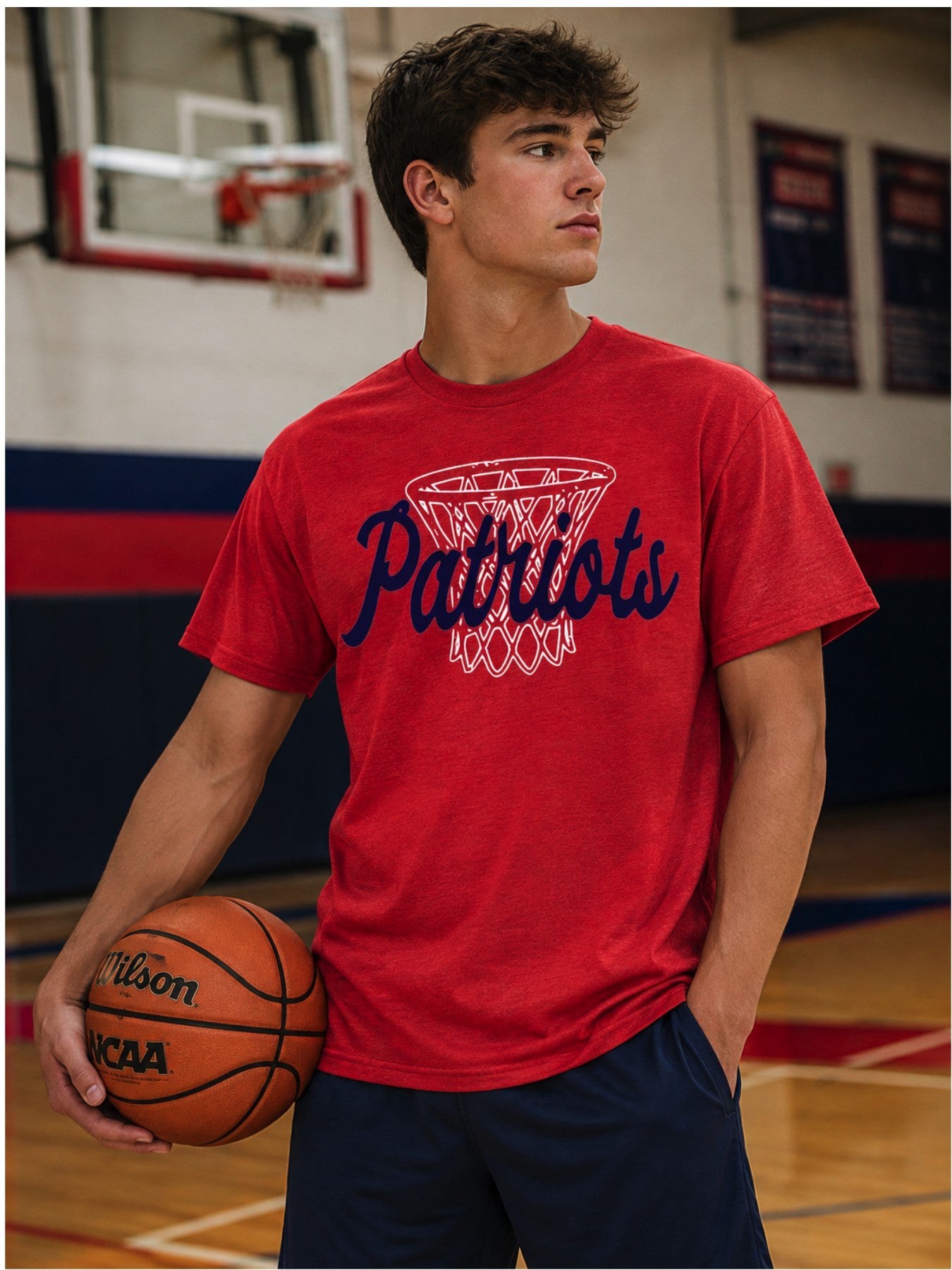 Patriots Basketball Tee