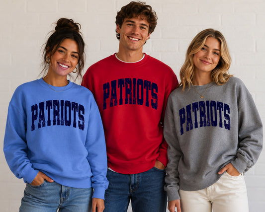 Patriots Vintage Crewneck