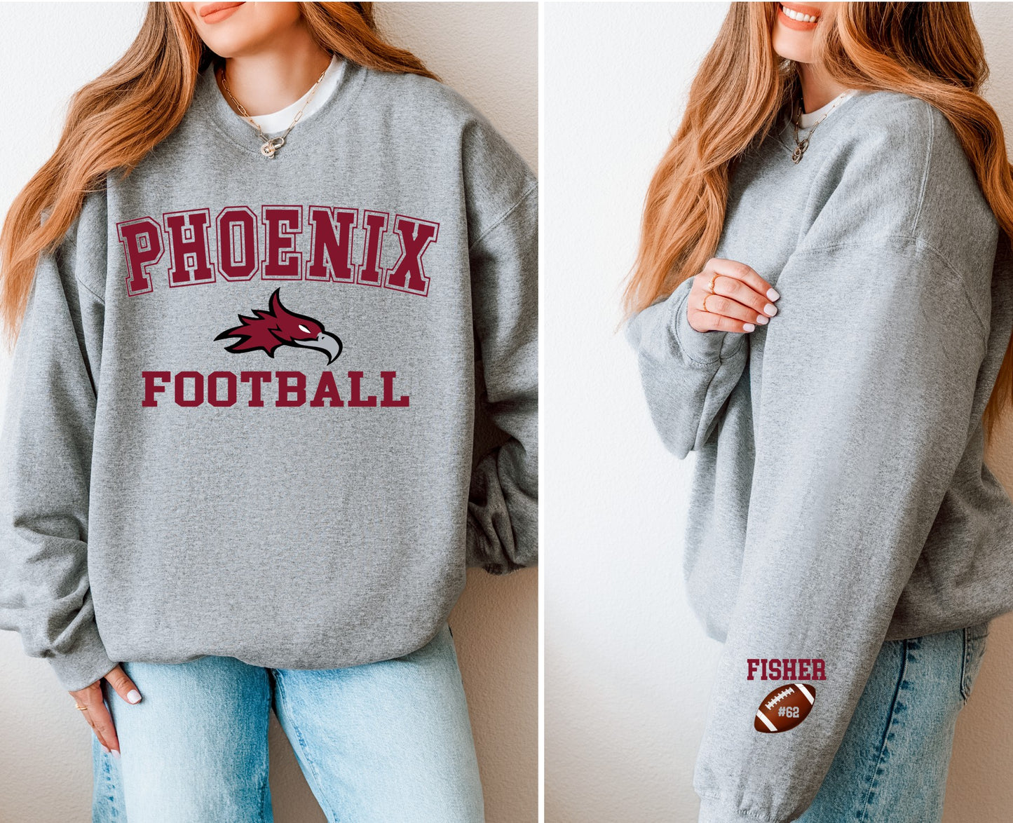 Phoenix Football Personalize Sweatshirt