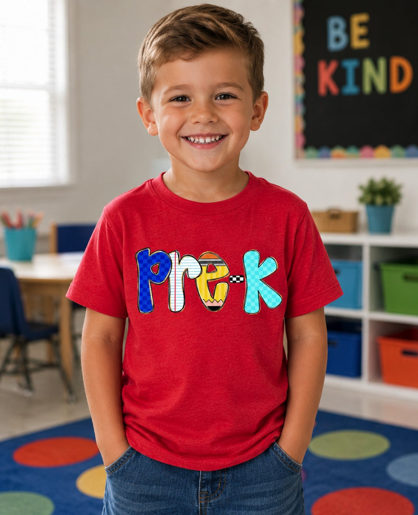 Pre-K Pencil Patch Tee