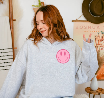Preppy Retro Smiley Hoodie