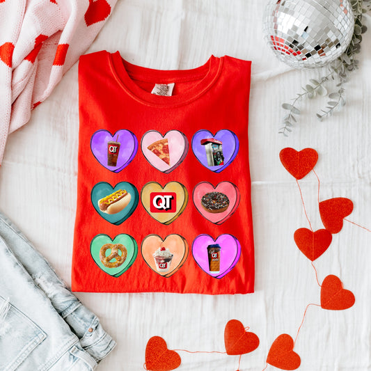 QT Candy Hearts Tee