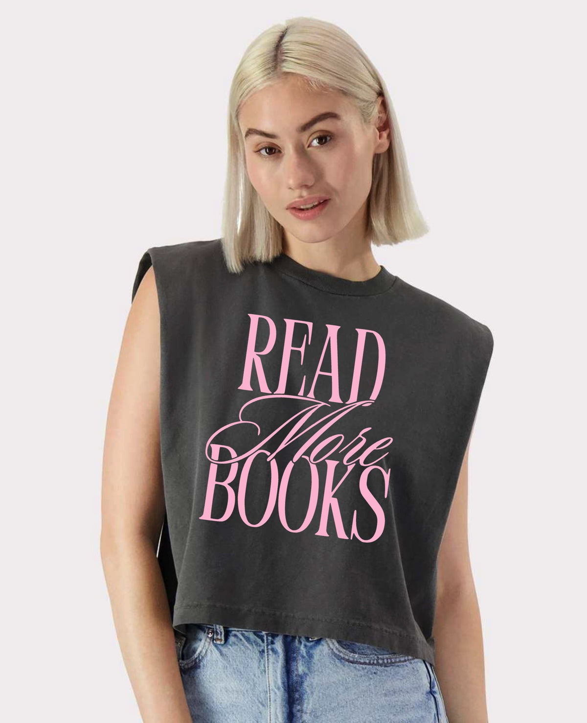 Read More Books Muscle Tee