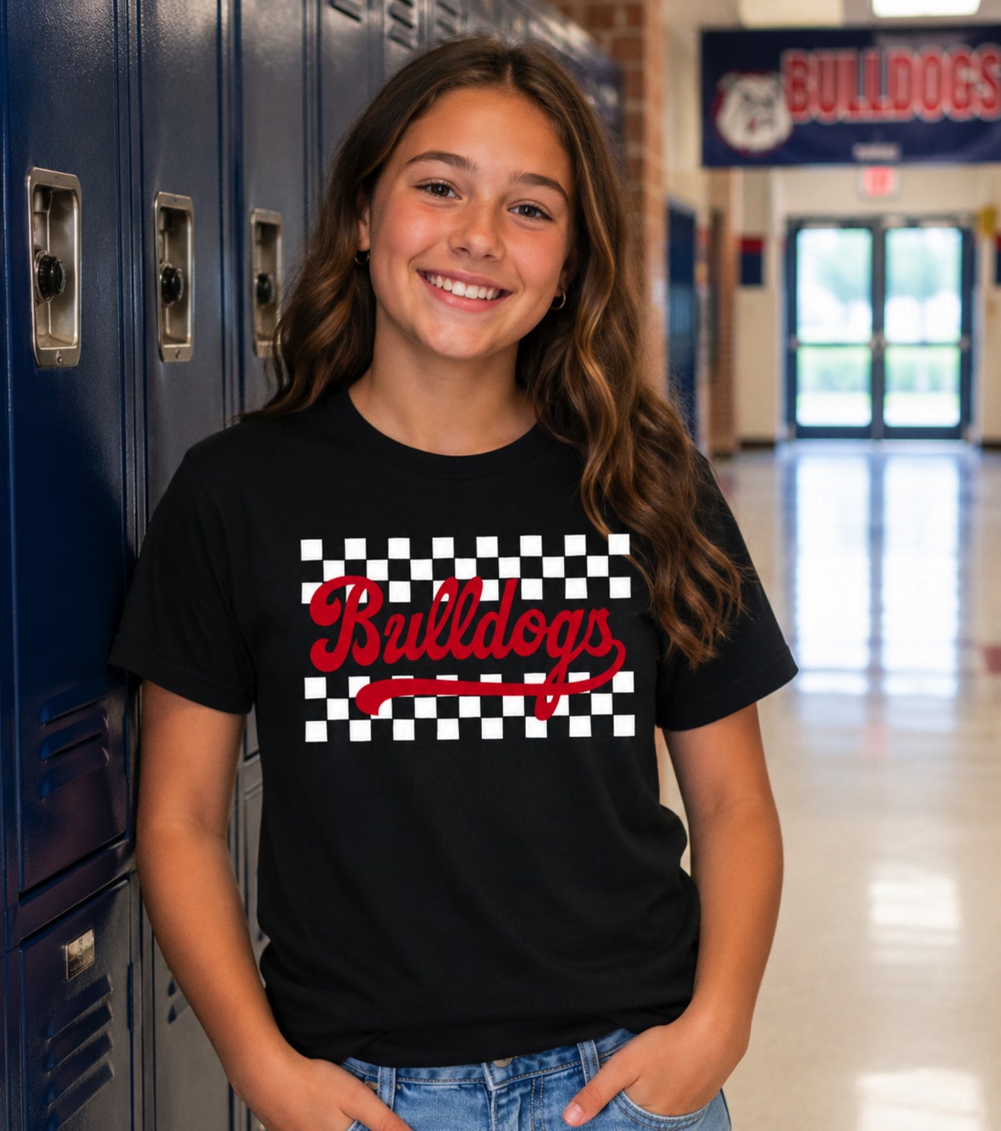Retro Bulldogs Mascot Tee