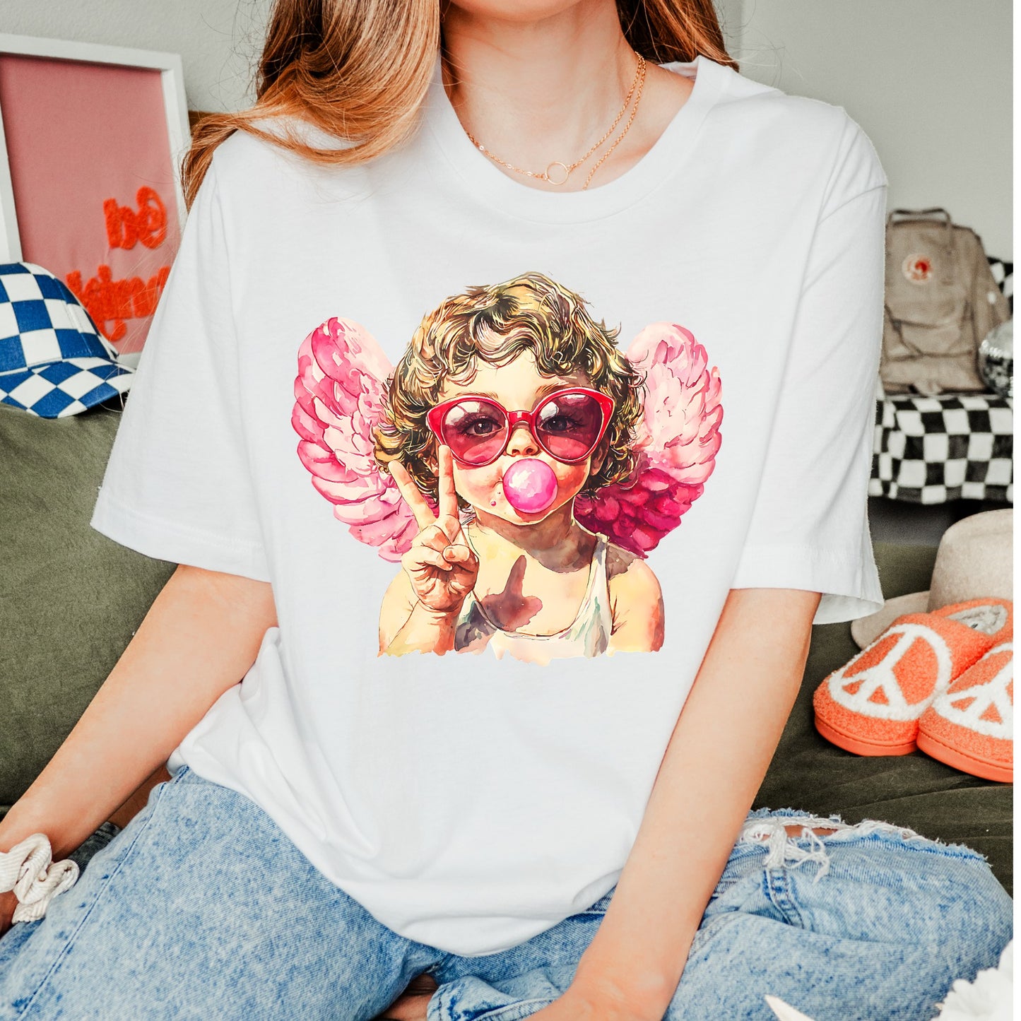 Retro Cupid Bubblegum Tee