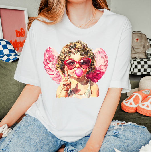 Retro Cupid Bubblegum Tee