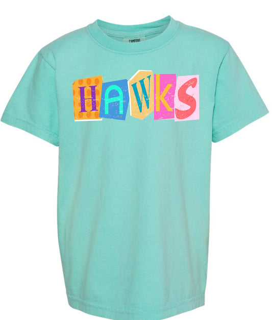 Retro Pop Hawks Tee