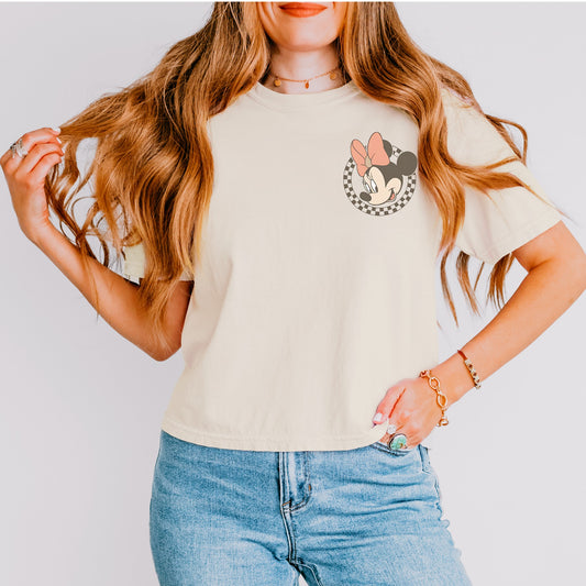 Retro Mickey & Co Boxy Crop Tee