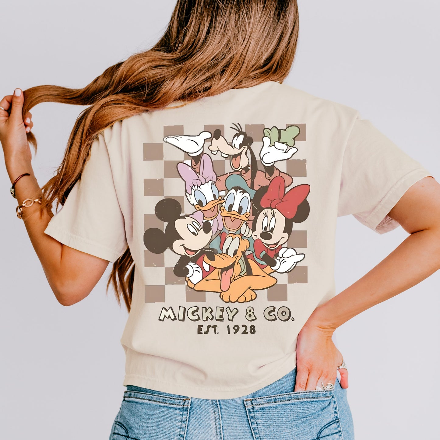 Retro Mickey & Co Boxy Crop Tee