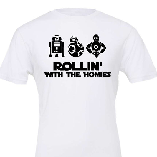 Rollin' with my homies tee