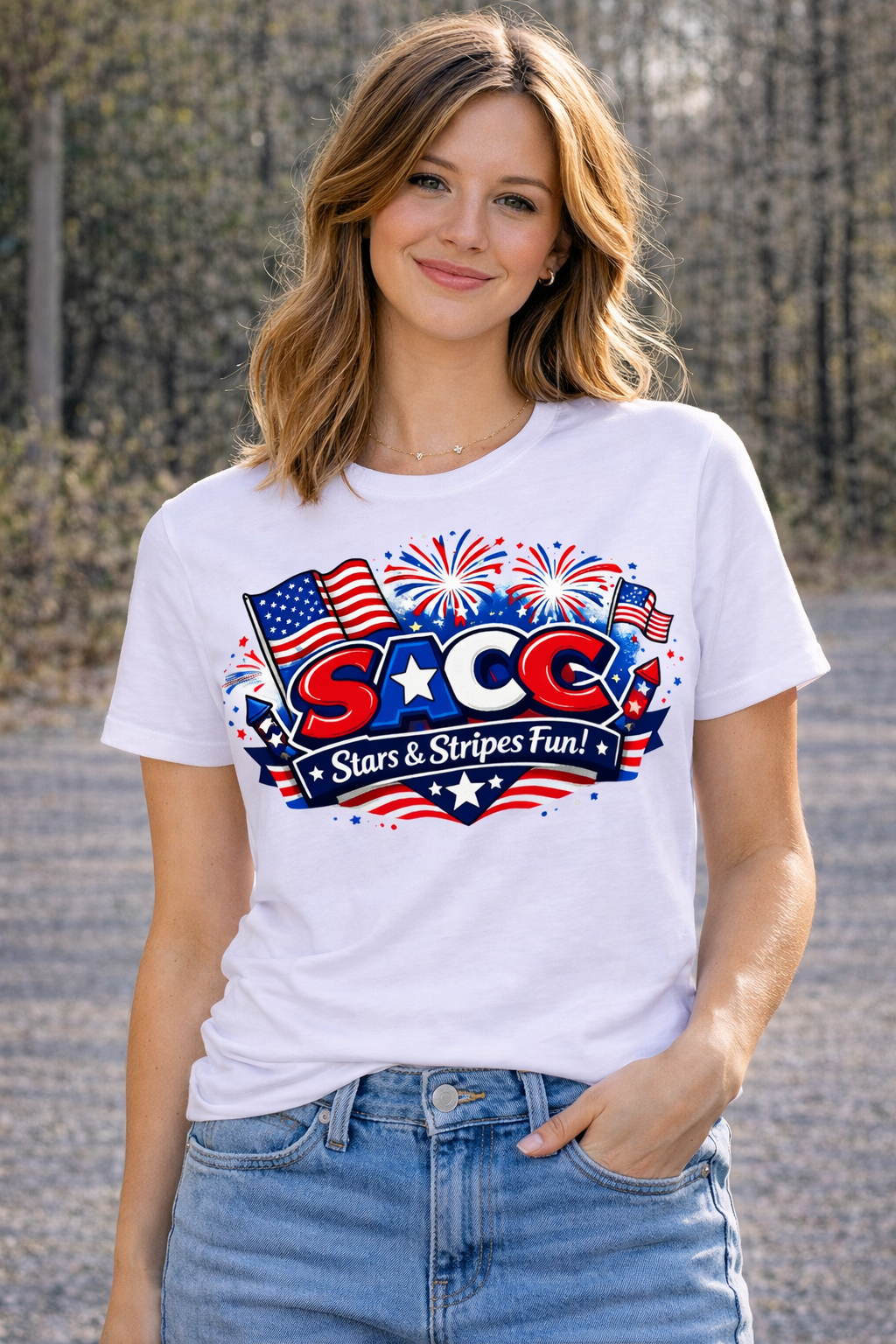 SACC Stars & Stripes Tee