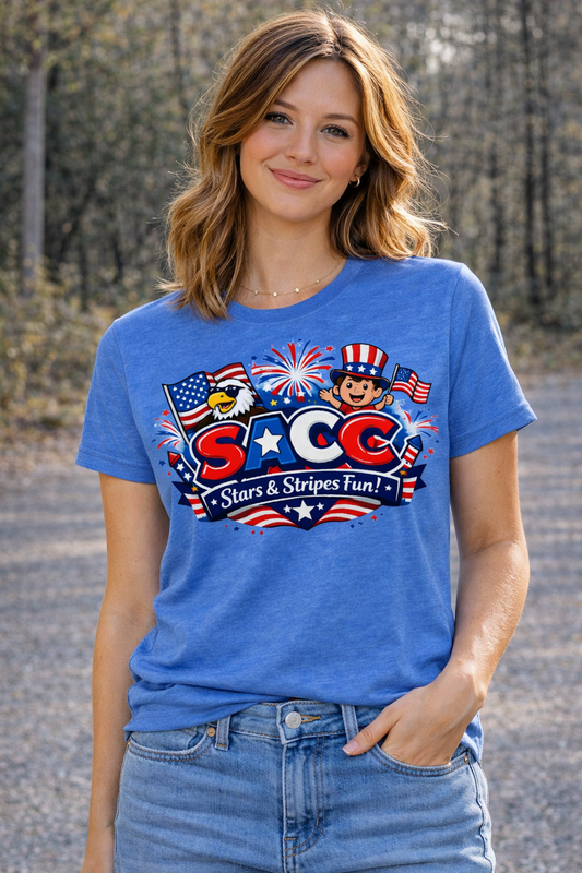 SACC Stars & Stripes Characters Tee